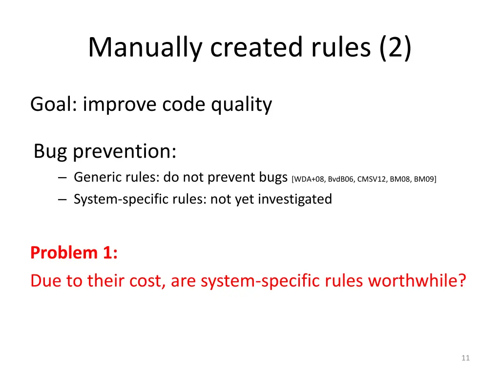 manually created rules 2