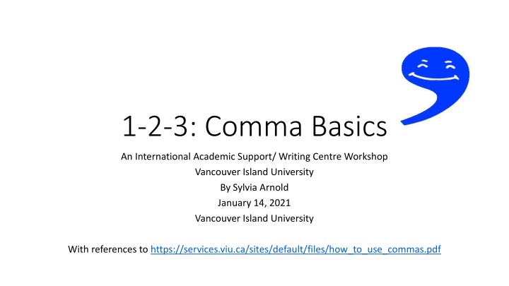 1 2 3 comma basics