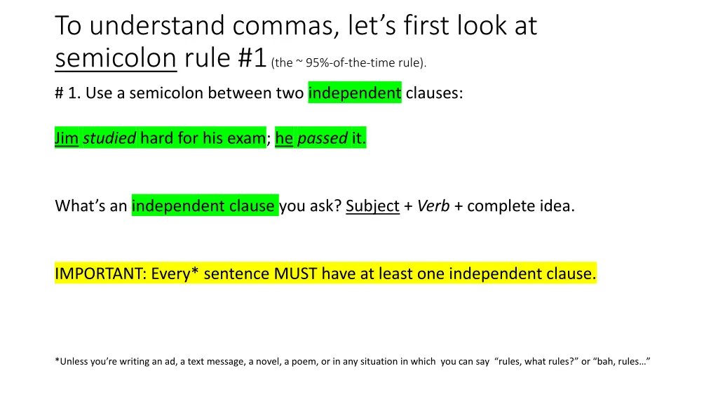 to understand commas let s first look