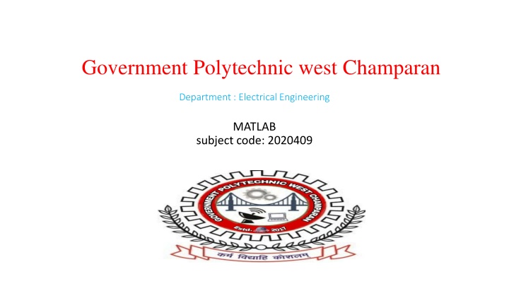 government polytechnic west champaran