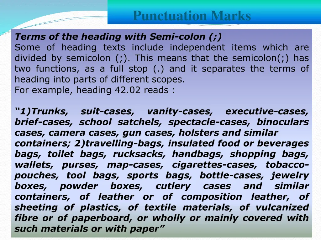 punctuation marks