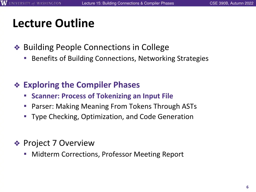 lecture 15 building connections compiler phases 5