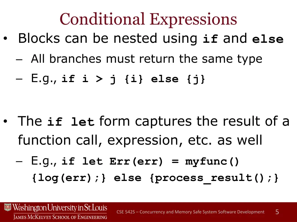 conditional expressions blocks can be nested