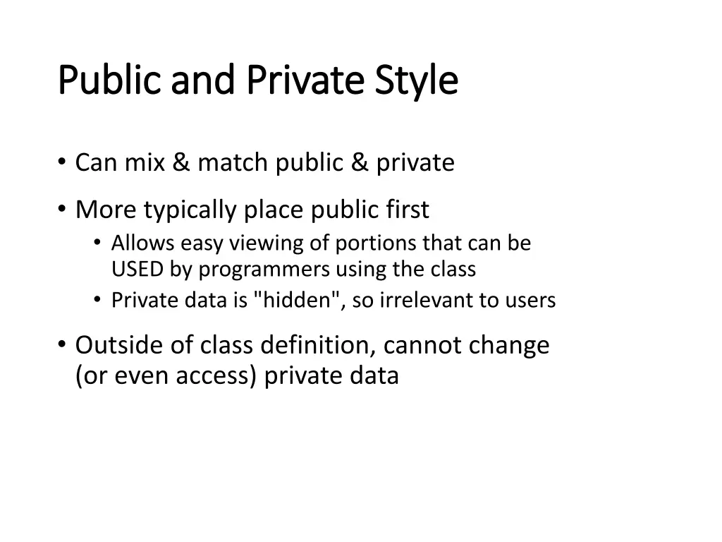 public and private style public and private style