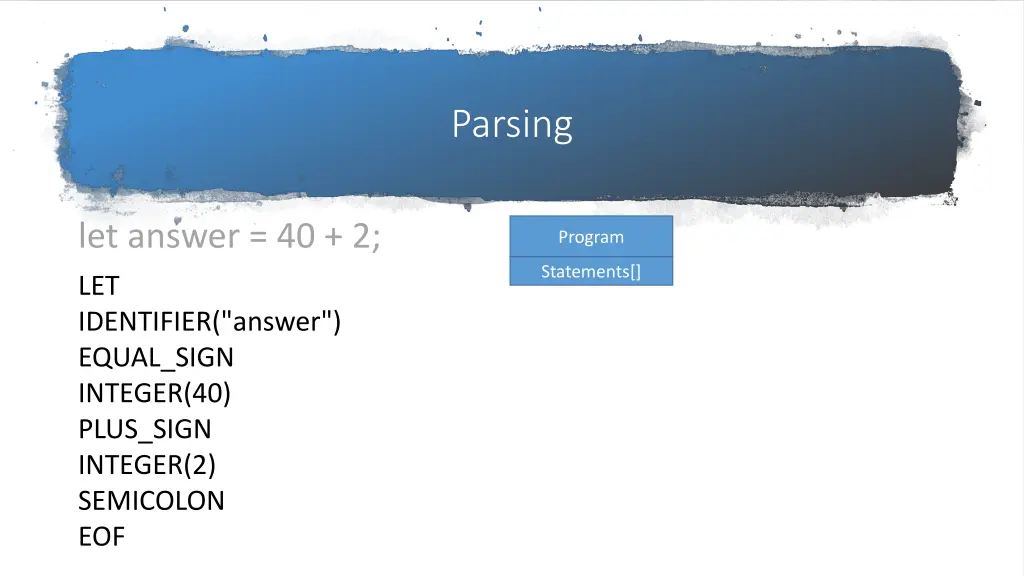 parsing 2