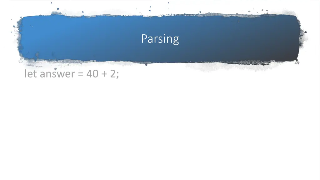 parsing