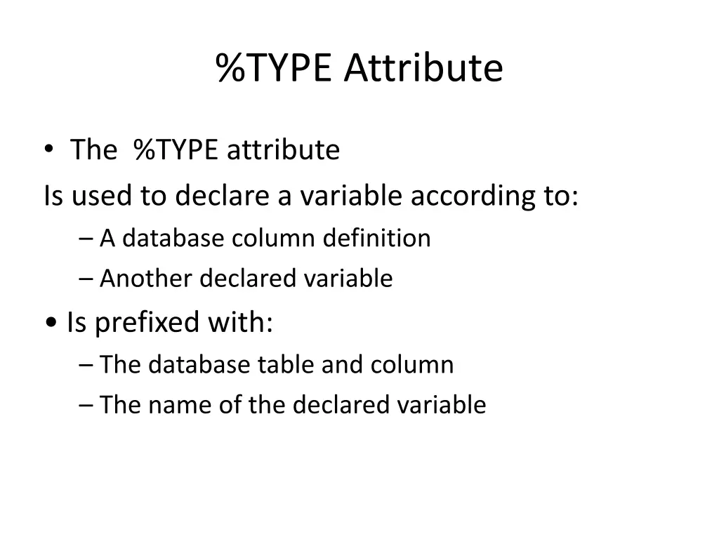 type attribute