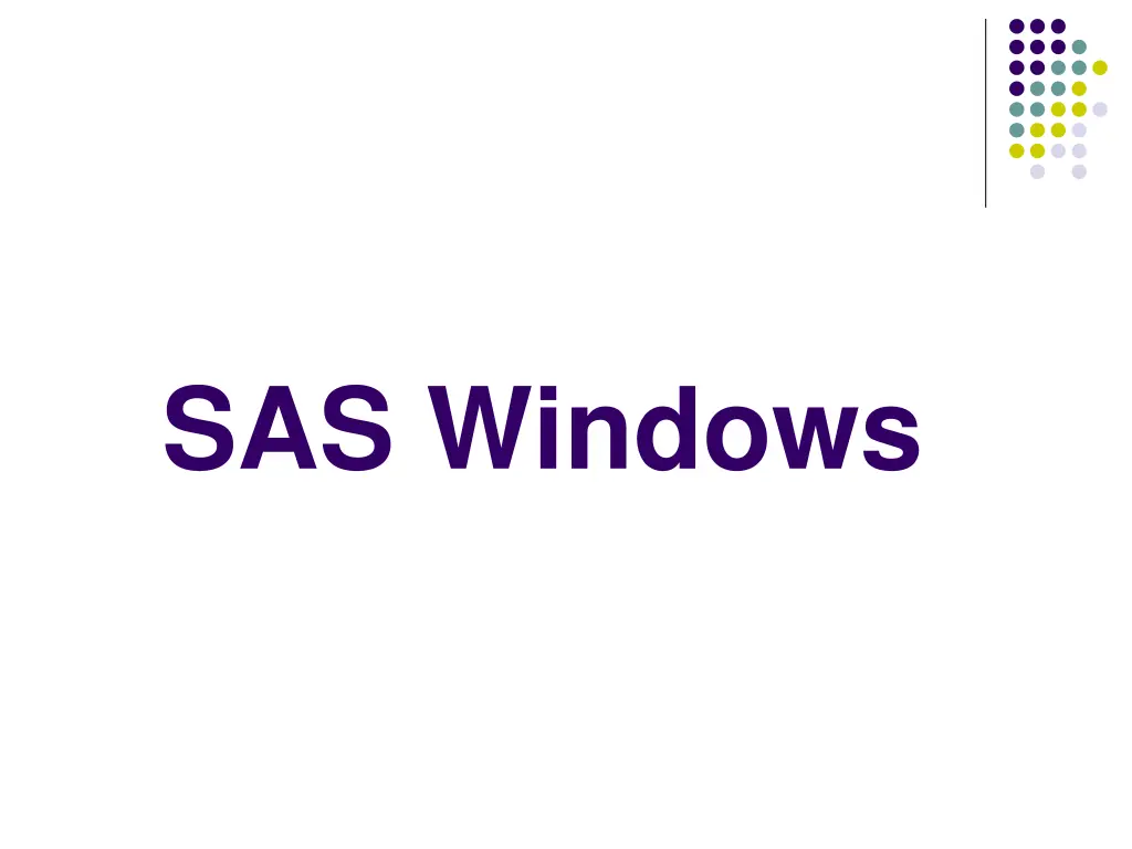 sas windows