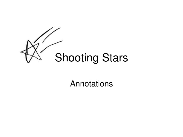 shooting stars