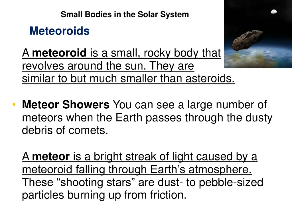 small bodies in the solar system 4