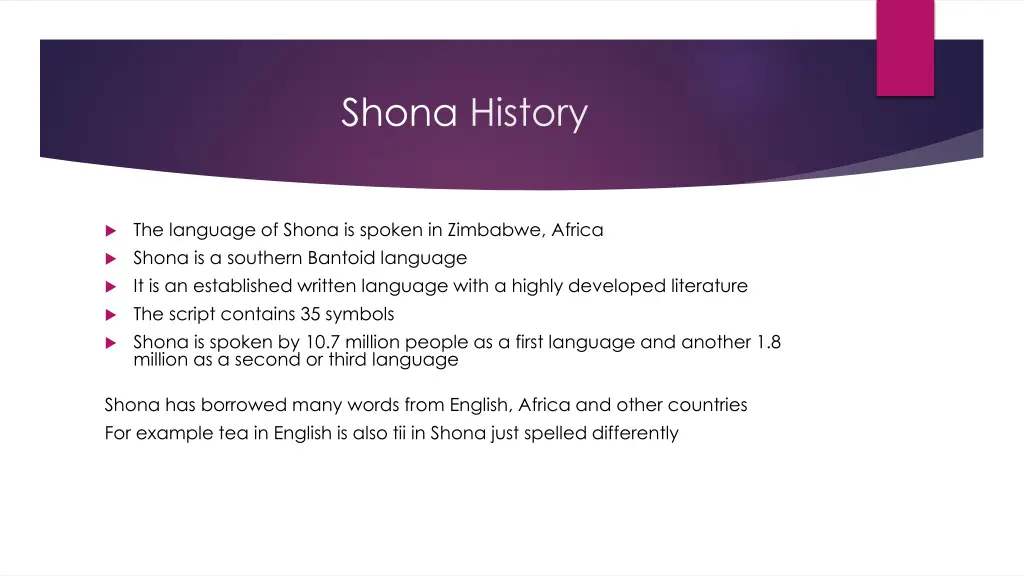 shona history