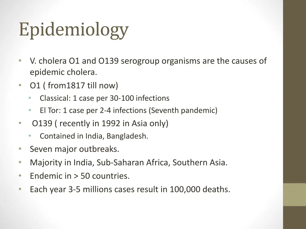 epidemiology