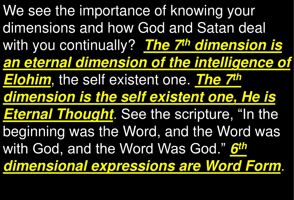 we see the importance of knowing your dimensions