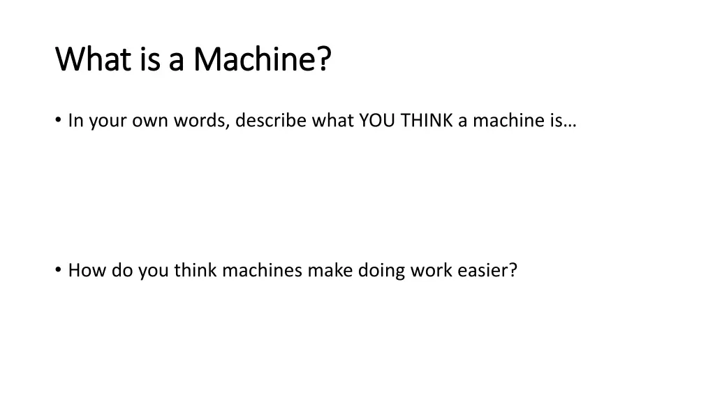 what is a machine what is a machine