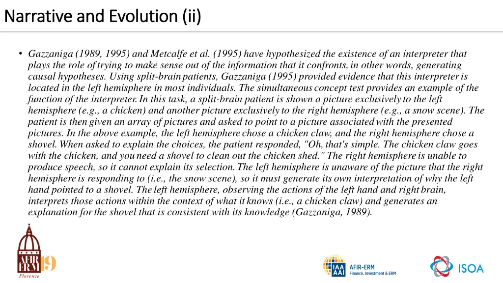 narrative and evolution ii narrative