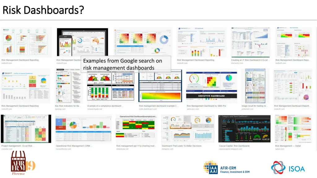 risk dashboards risk dashboards