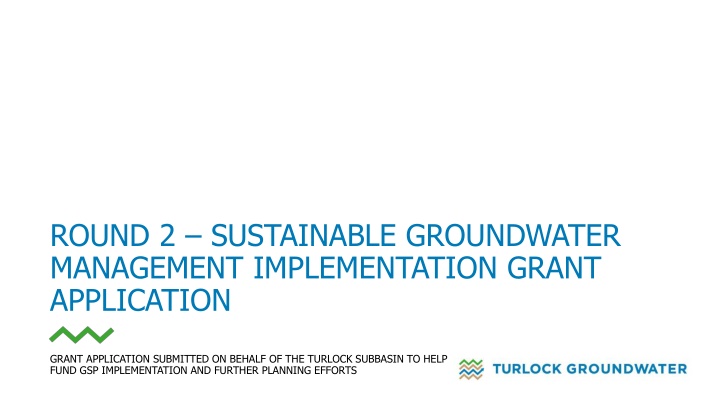 round 2 sustainable groundwater management