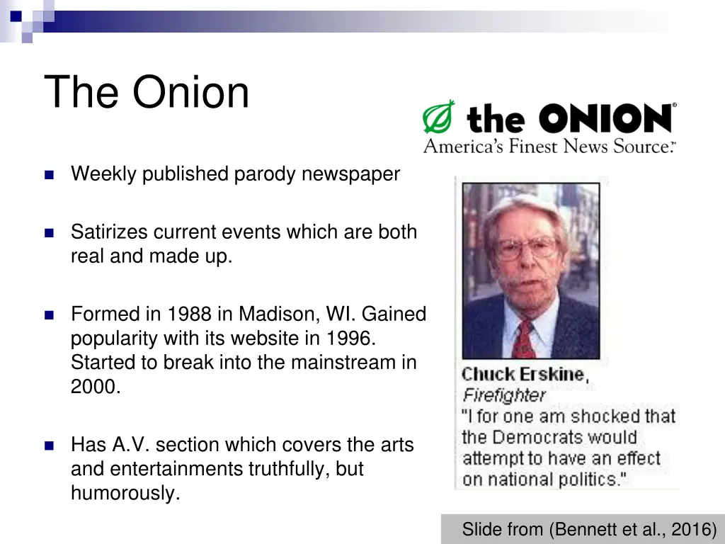 the onion