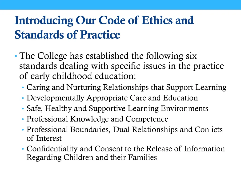 introducing our code of ethics and standards 2