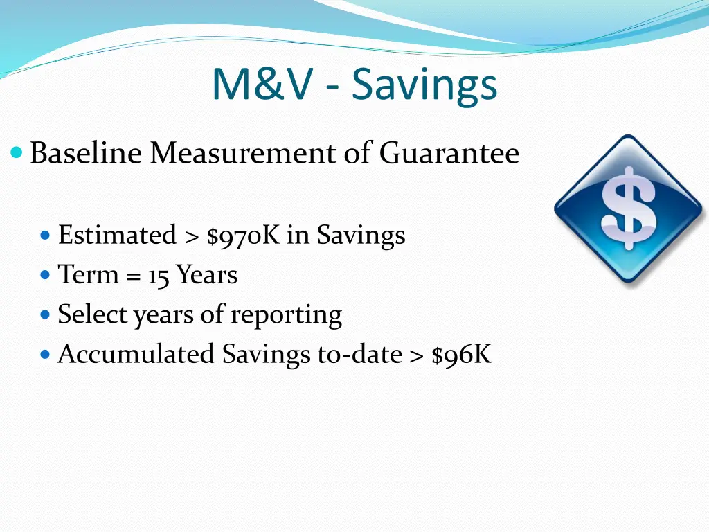 m v savings