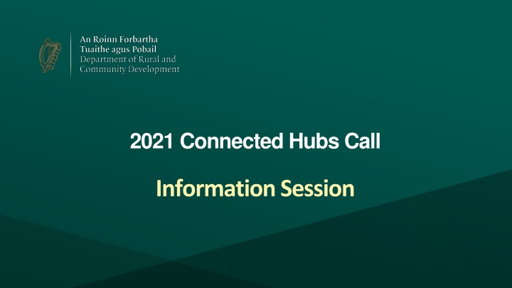 2021 connected hubs call