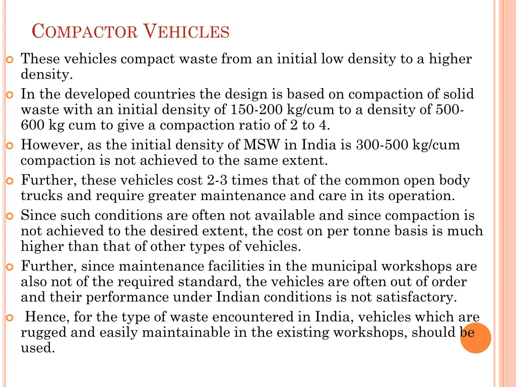 c ompactor v ehicles