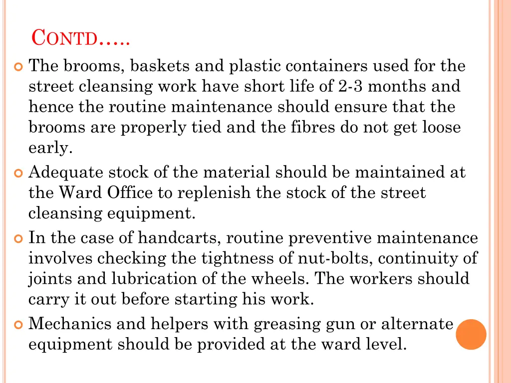 c ontd the brooms baskets and plastic containers