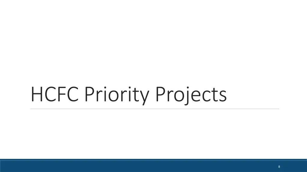 hcfc priority projects