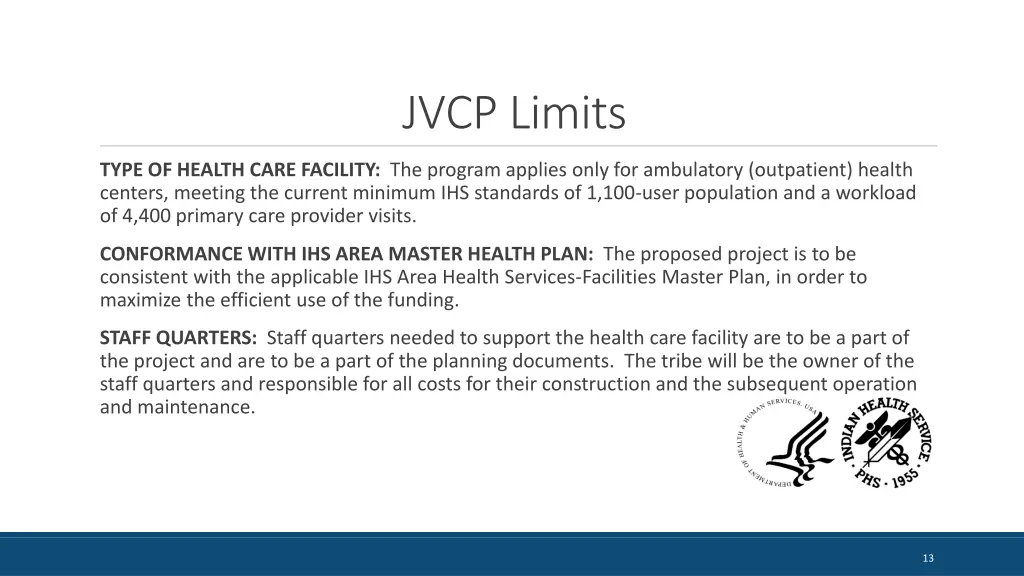 jvcp limits