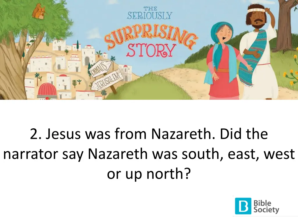 2 jesus was from nazareth did the narrator