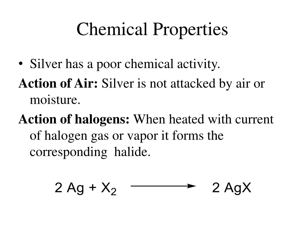 chemical properties