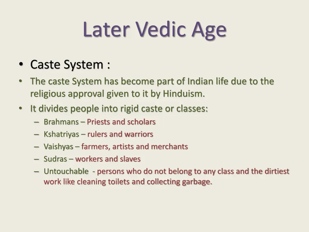 later vedic age 2