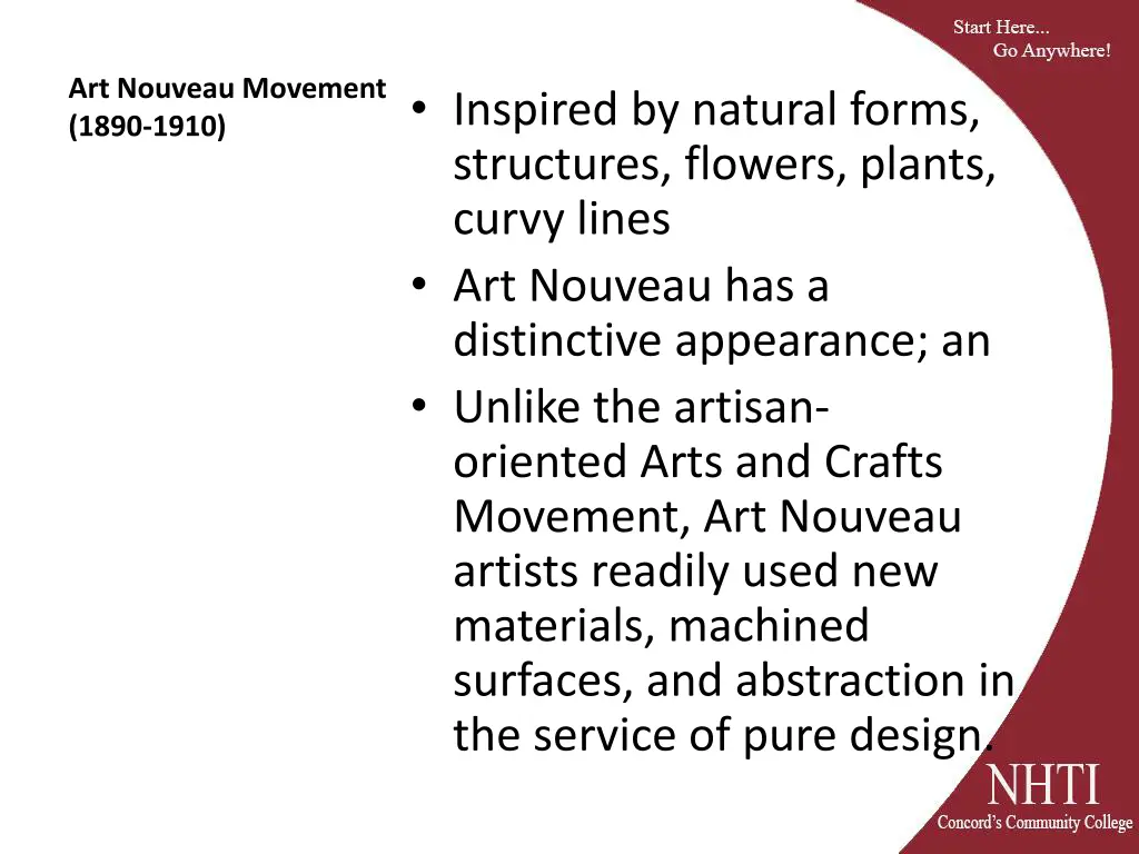 art nouveau movement 1890 1910