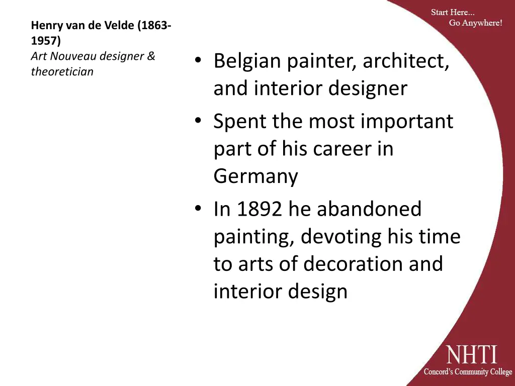 henry van de velde 1863 1957 art nouveau designer