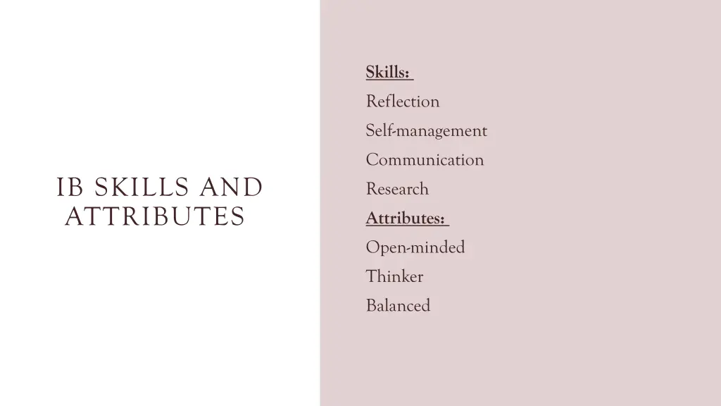 skills reflection self management communication