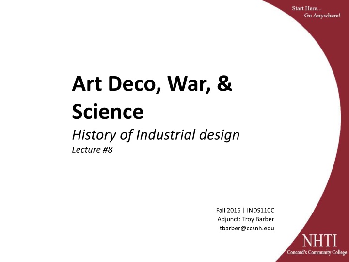 art deco war science history of industrial design