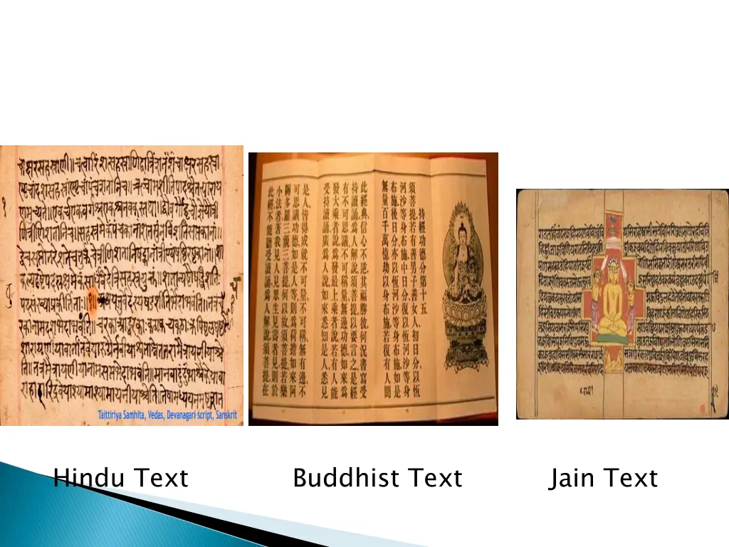 hindu text buddhist text jain text