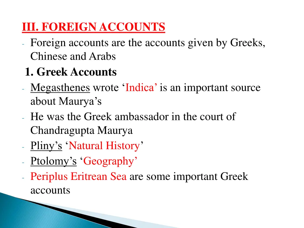 iii foreign accounts foreign accounts