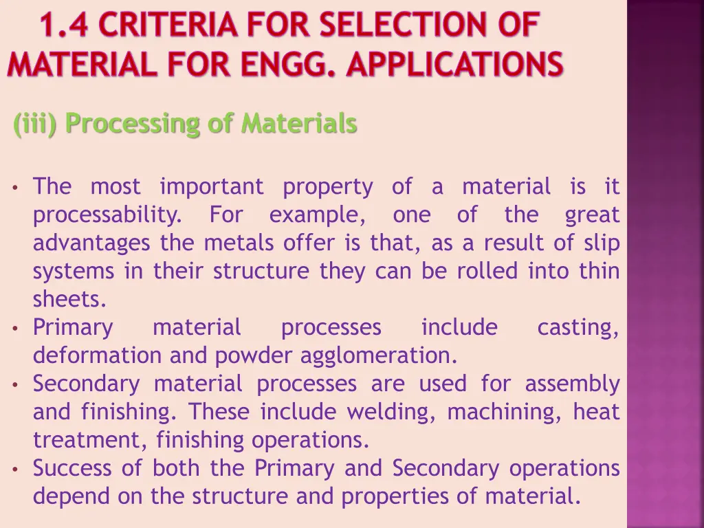 1 4 criteria for selection of material for engg 3