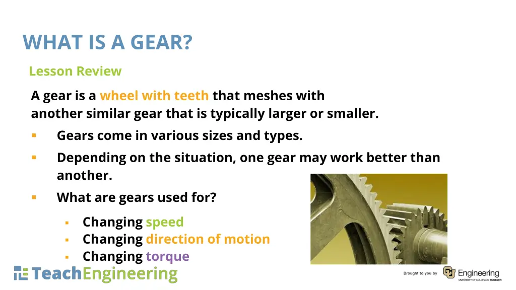 what is a gear