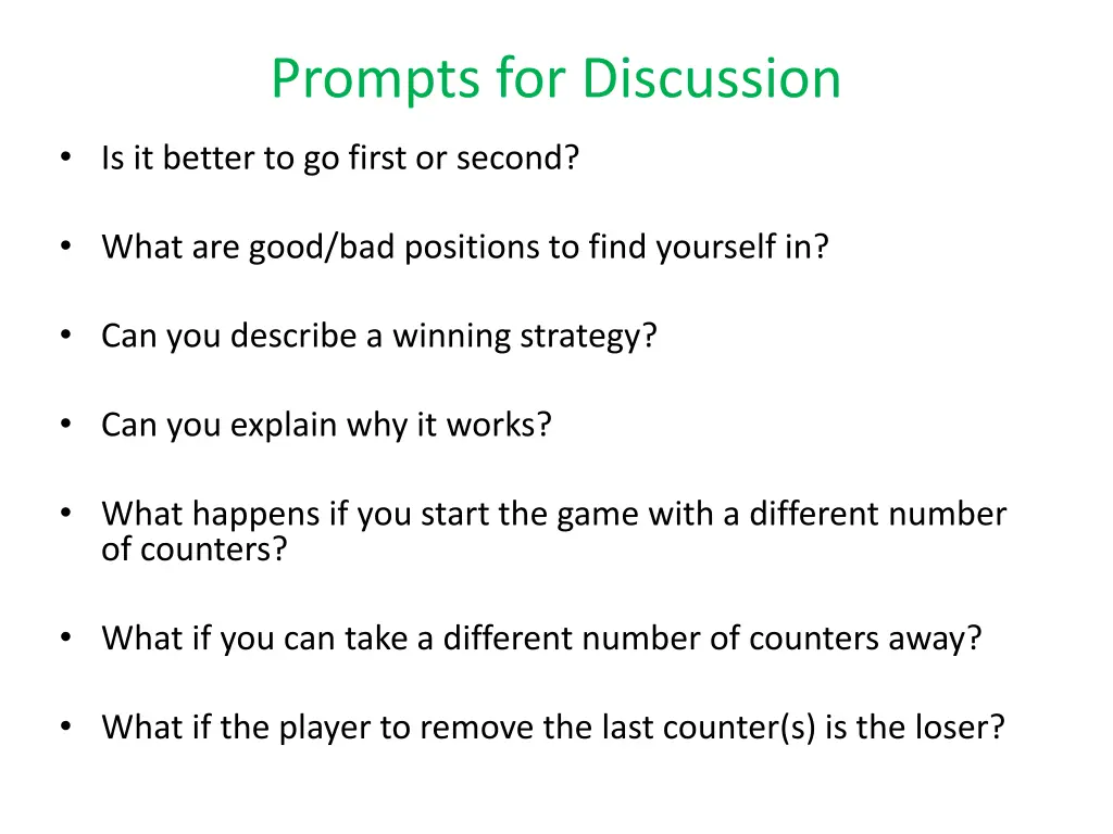 prompts for discussion 3