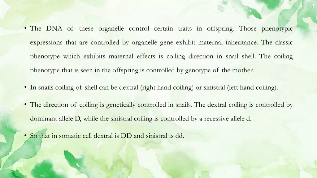 the dna of these organelle control certain traits