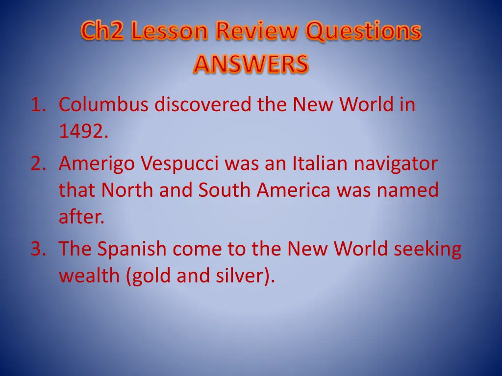 ch2 lesson review questions answers