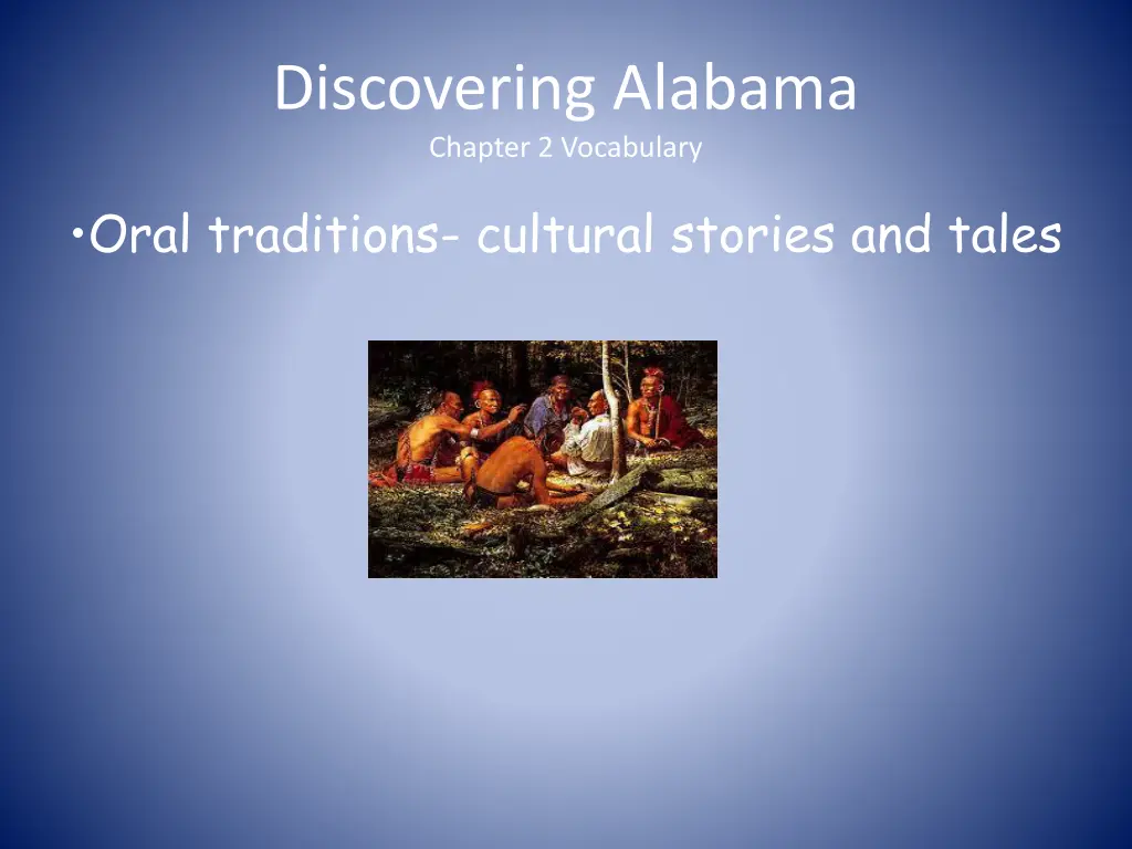 discovering alabama chapter 2 vocabulary 7