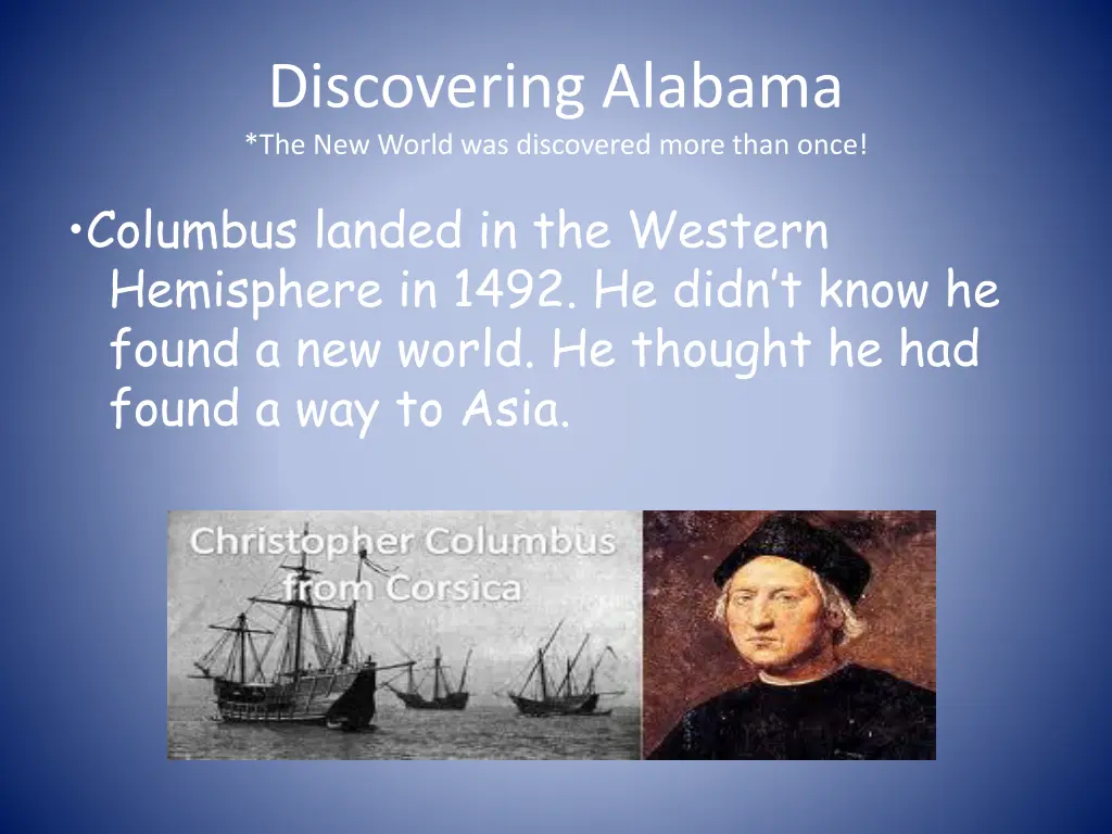 discovering alabama the new world was discovered 1