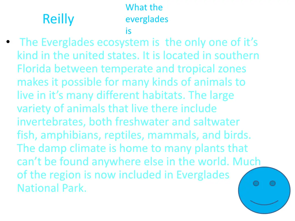 what the everglades is