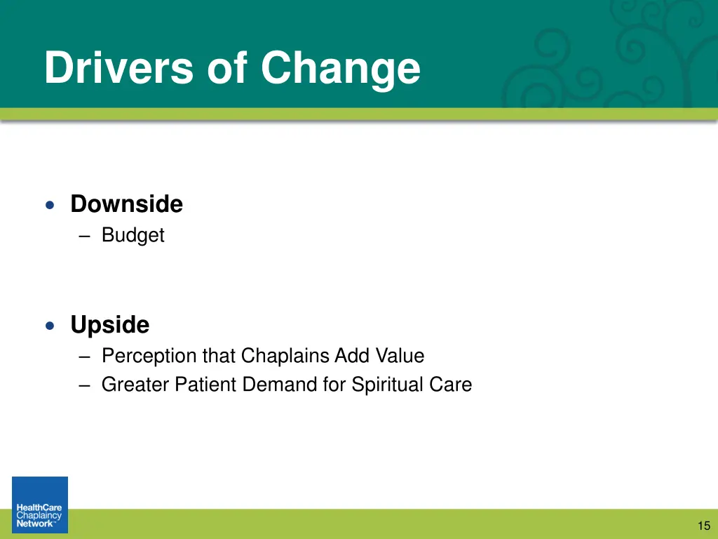 drivers of change