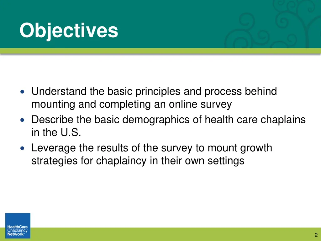 objectives