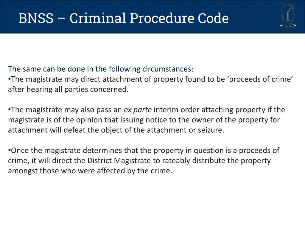 bnss criminal procedure code 18