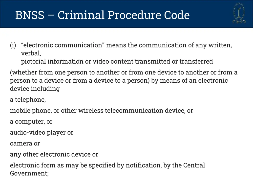 bnss criminal procedure code 2
